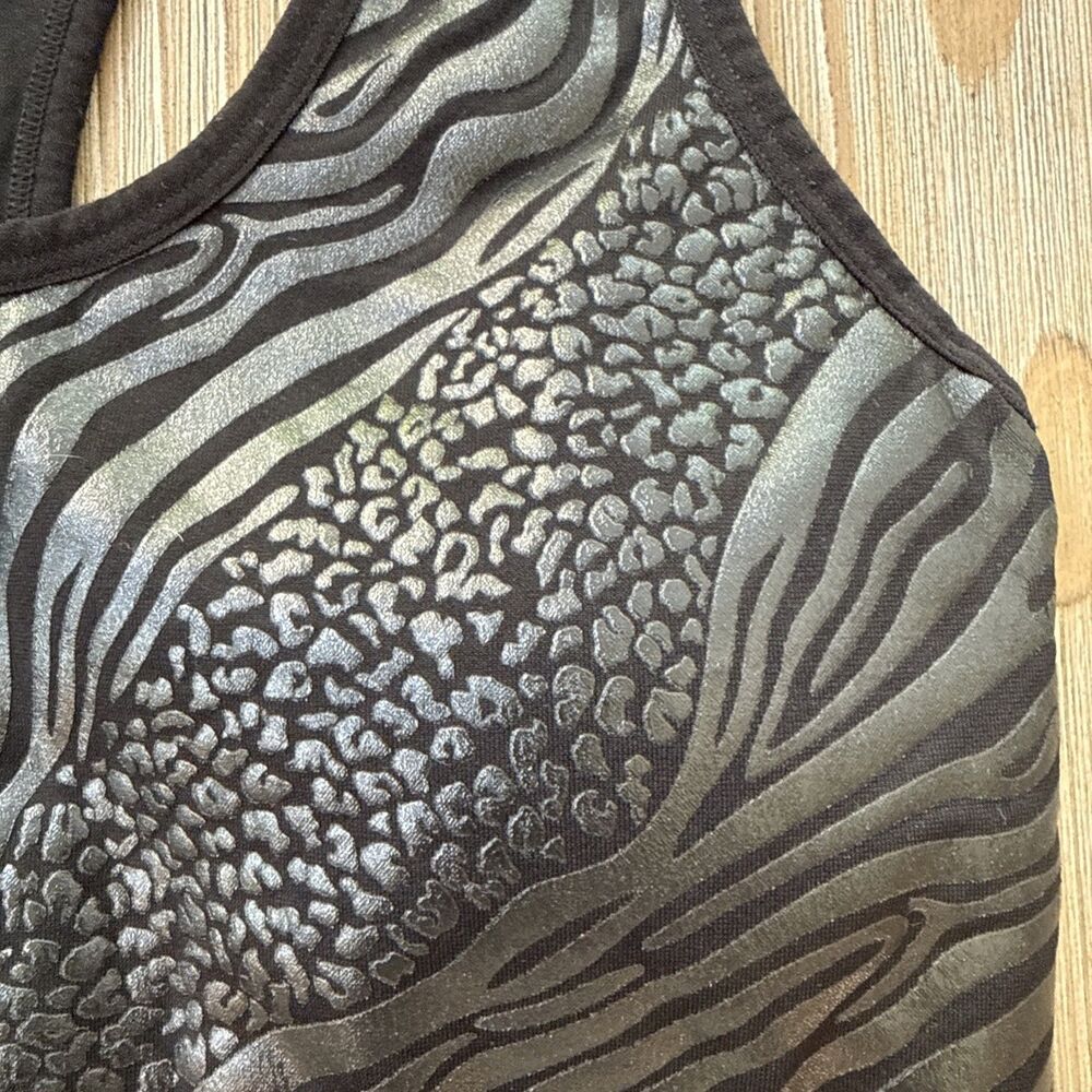 Women’s Proline Pro Player Black Animal Print Sports Bra Padded Activewear - S - Picture 3 of 4